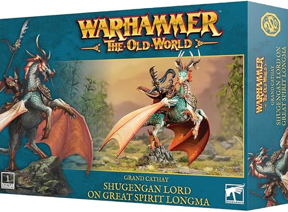 Games Workshop - Warhammer - The Old World - Grand Cathay: Shugengan Lord on Great Spirit Longma - plastic model kit