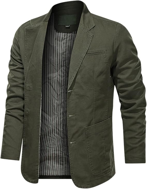 Wool Lined Coat Men Camouflage Pocket Cardigan Suit Botton Sweater Jacket Surplus Winter Jacket for Men