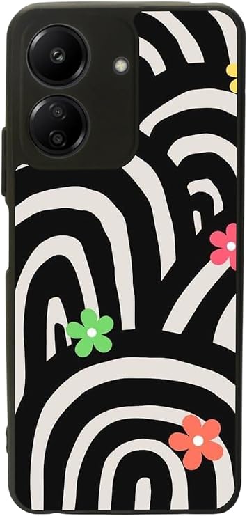Xiaomi Redmi 13C Uyumlu Kılıf, Mat Siyah, Yumuşak Silikon, Koruyucu, Şok Emici, Solo Görsel Tasarım