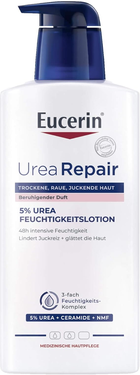 Eucerin UreaRepair PLUS Lotion 5% mit Beruhigendem Duft – 48h Intensive