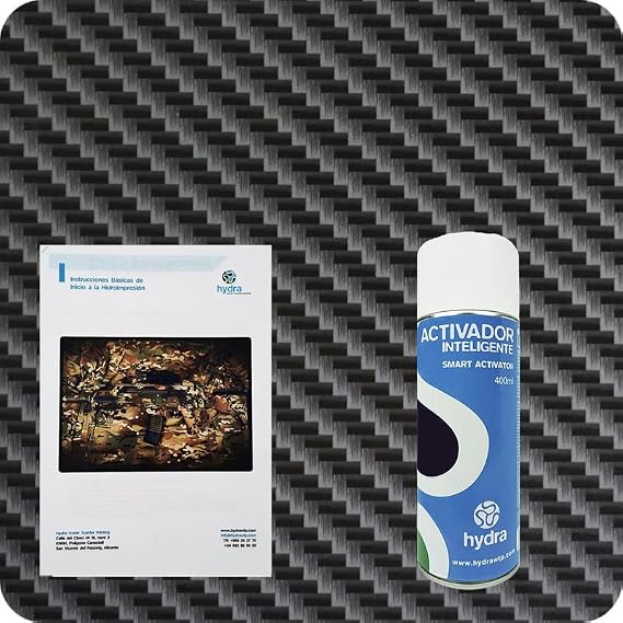 Basic Hydro Dipping Kit Hydro dip Kit Hydrographics Kit : 1 Smart Water Transfer Printing Activator Spray 400 ml + Basic User`s Guide + Hydrographic Film. Size: Width: 1' 8". Lenght: 6' 7" (HFC-010)
