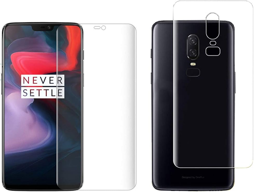 Microcase OnePlus 6 Full Ön Arka Kaplama TPU Soft Koruma Filmi