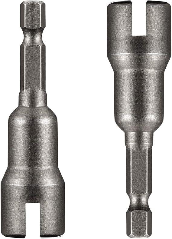 2 PCS Nut Driver Wing Nut Driver Drill Bit Socket Wrenches Tools Set Wing Nut Spanner for Panel Nuts Screws