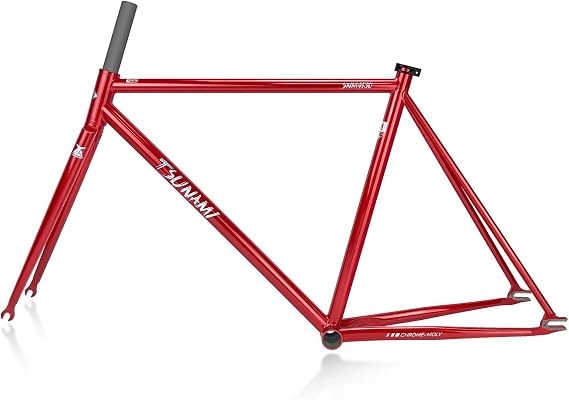 Fixed Gear Bike Frames 700C 50/52/55CM Cr-Mo Steel Frameset C Brake Frame QR 100mm/120mm BSA BB68mm