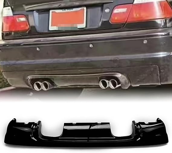Rear Bumper Diffuser Lip Kit For BMW E46 M3 2 Door 2000-2006