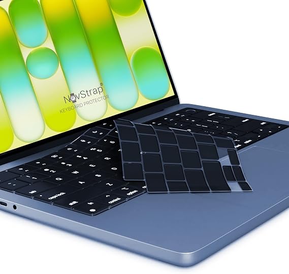 NovStrap Apple MacBook Neo 13 inç (A18 Çip) A3404 ile Uyumlu Türkçe Q Klavye Koruyucu Siyah Kılıf
