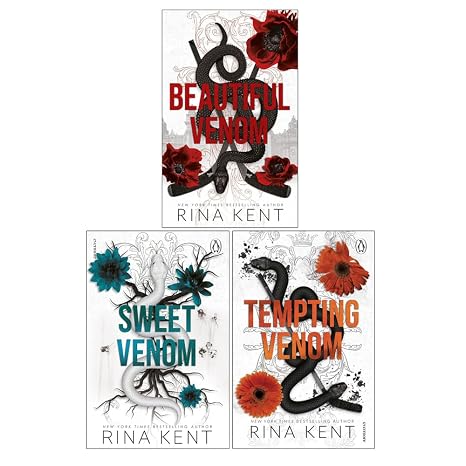 The Vipers Series 3 Books Collection Set by Rina Kent (Beautiful Venom, Sweet Venom & Tempting Venom)