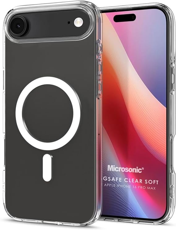 Microsonic Apple iPhone 17 Air için Kılıf MagSafe Clear Soft Şeffaf [iPhone 17 Air ile Uyumlu Kılıf - Şeffaf]