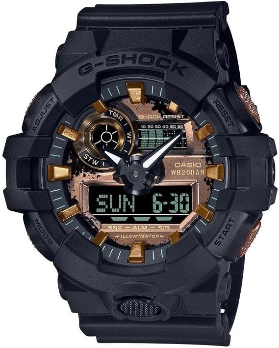 Casio GA-700RC-1ADR Kol Saati, Siyah, Standart