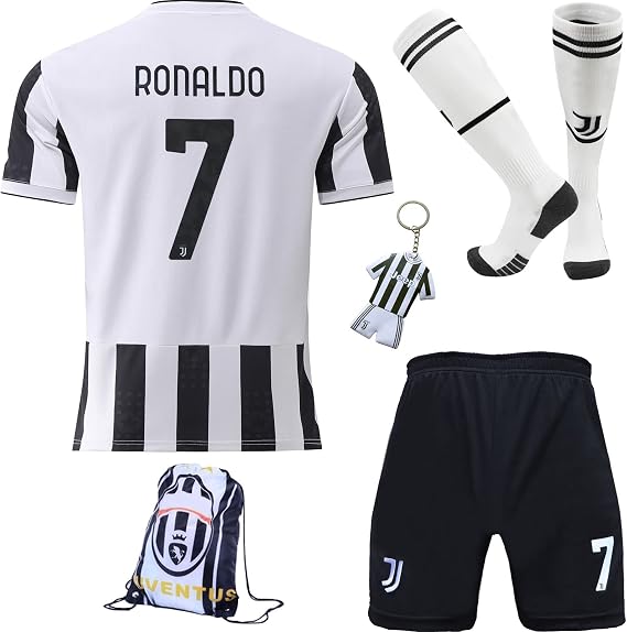 2021/2022 Home #7 Football Soccer Kids Jersey Shorts Socks Set Youth Sizes