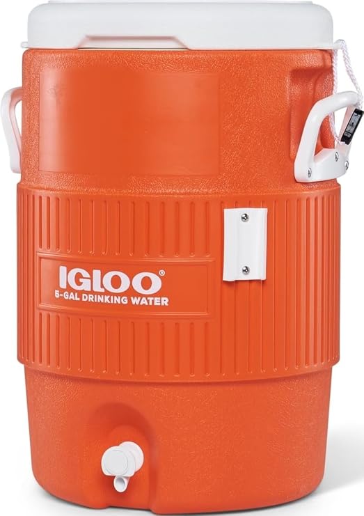 Igloo 5 seat top beverage cooler 5 Seat Top Orange