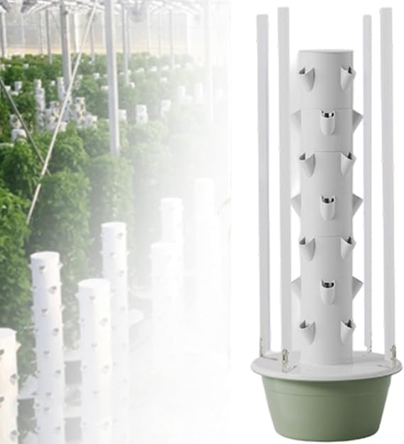 Hydroponic Growing System Kit With Led Grow Lights, Hydroponics Tower Garden Growing Sys, Automated Indoor Tower Garden With Led Grow Lights 7层