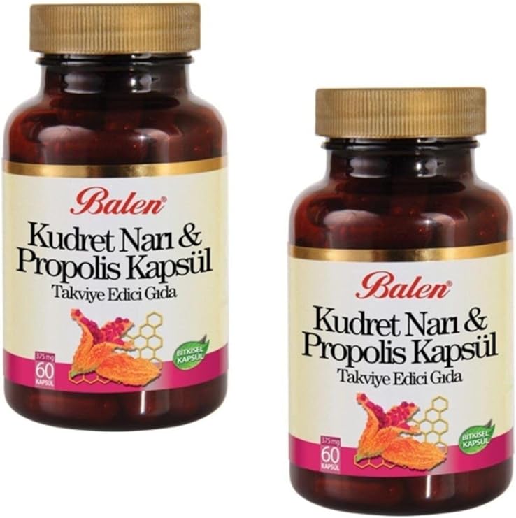BALEN Kudret Narı Propolis Kapsül 375 mg*60 2 Adet