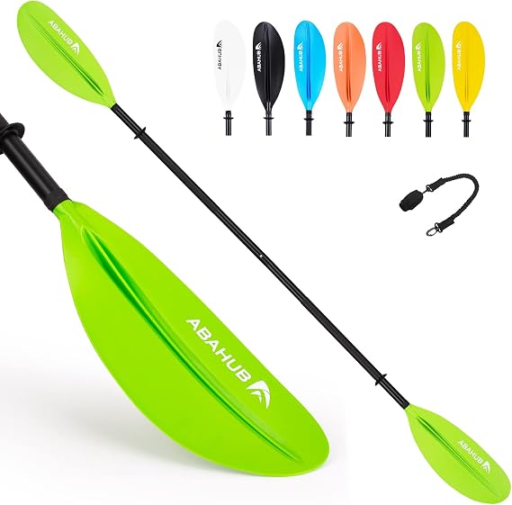 Abahub 218/230/241 cm Kayak Double Paddle Aluminium with Paddle Leash