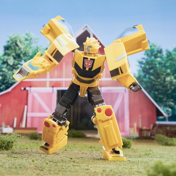Transformers EarthSpark, 12,5 cm Deluxe Sınıf Bumblebee Figürü, Çocuklar için Robot Oyuncak, 6 yaşından itibaren
