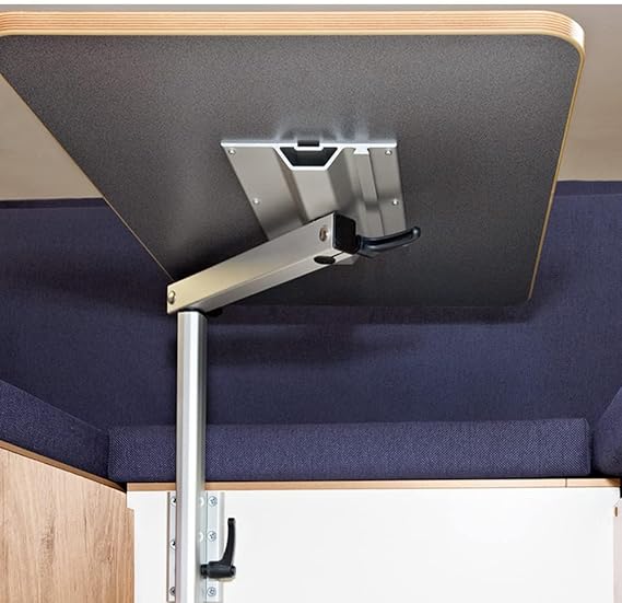 Table Leg Adjustable Degree Bracket 360 Swivel Removable Table Leg RV Accessories Aluminum Alloy Detachable Bracket for RV Caravan Motorhome Yachts
