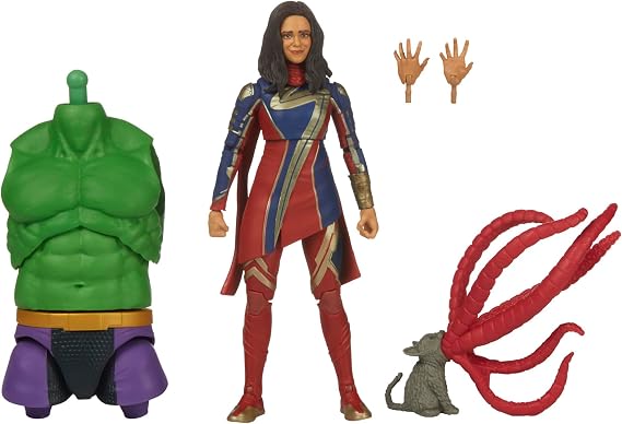 Hasbro Marvel Legends Series Marvel Legends Ms. Marvel Aksiyon Figürü (Totally Awesome Hulk BAF), The Marvels