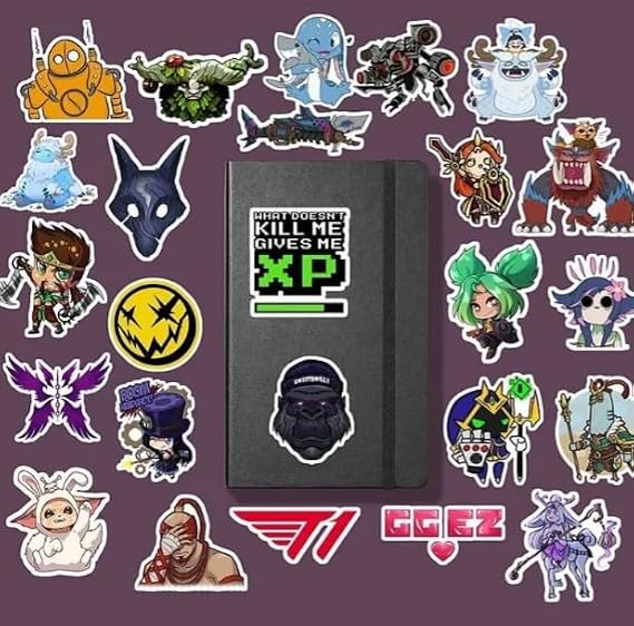 Lol sticker paketi/bullet journal defter çıkartma ajanda laptop etiket
