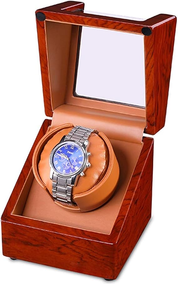 Watch Winder, Automatic Watch Winder, Mini Single Head Portable Quiet Electric Motor Box, Rotation Vibration Table, Automatic Mechanical Watch, Winding Box, Watch Box