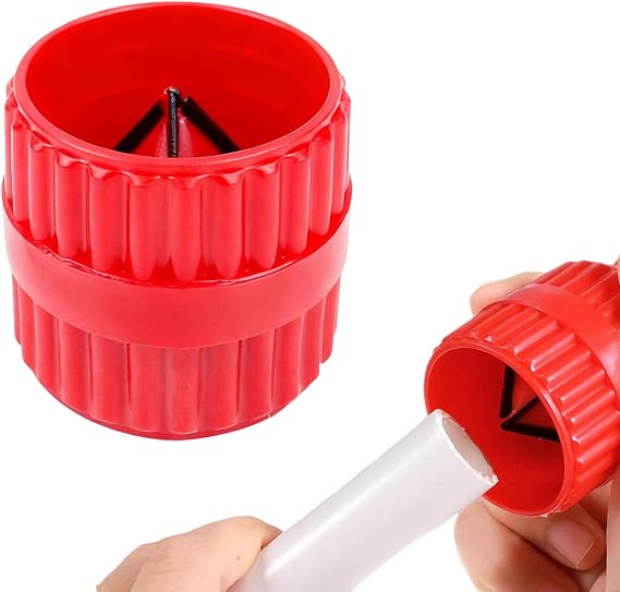 Pipe Deburring Tool for Internal and External Edges, Suitable for Plastic, Copper, Aluminum, and Brass Pipes (5-38mm)