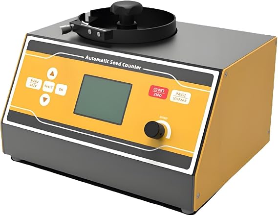 Electronic Seed Counter Machine,Automatic Seed Counter,1mm to 12mm Range,Accuracy ±2‰, for Rice Wheat Sorghum Corn, Etc Non-hairy and Opaque Seeds