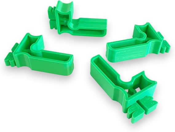 4 x String Line Corner Blocks Brickies Wall Building (Green)
