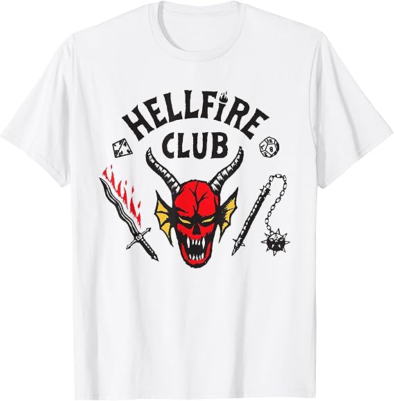 Stranger Things Hellfire Logo T-Shirt