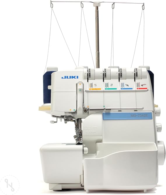 Juki MO-734DE Overlock - Includes Free Overlock Box with 20 Spools + Cutting Instructions (#15838)