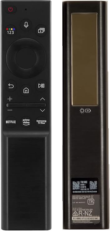 Universal BN59-01357B / BN59-01357A Solar Power Voice Remote Control Compatible for Samsung Neo led Smart 4k Ultra HD TV - 2021/2022 Models