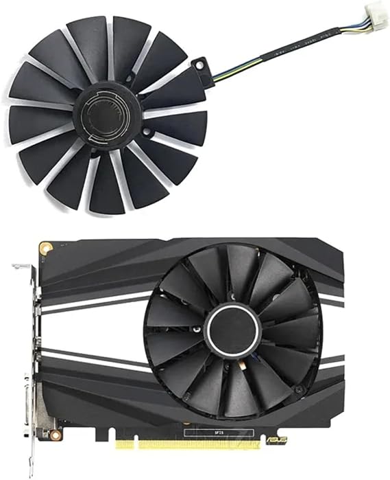 PLD10010B12HH Cooler Fan for ASUS Phoenix Geforce GTX 1650 1660 Ti Super RTX 2060 Graphics Card Cooling