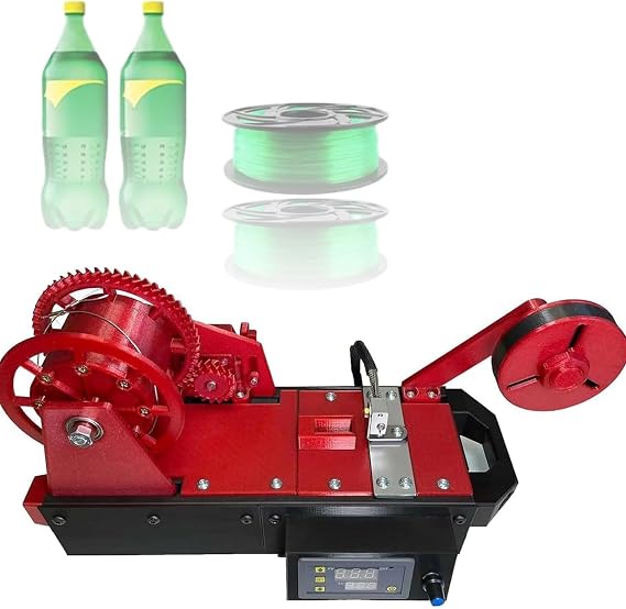 3D Printer Filament Maker Machine, Desktop Extruder for Creating Filament from Plastic Bottles, Digital Temperature Control for DIY Projects