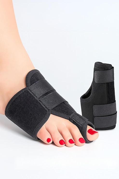 2 Adet Ayak Parmak Koruyucu Ayak Ateli Halluks Valgus Ateli Bunyon Ayak Baş Parmak Kemik Düzeltici Tek Ebat