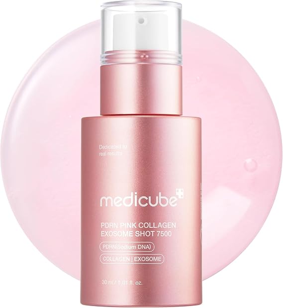 medicube Exosome Shot PDRN Pink Collagen 7,500 PPM Spicule Facial Serum