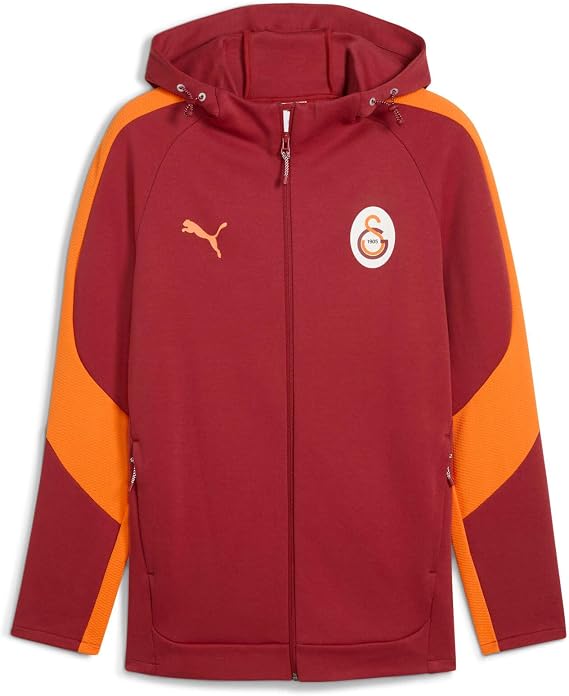 PUMA GALATASARAY EVOSTRIPE Erkek Kapüşonlu Ceket, Red Rhythm, M