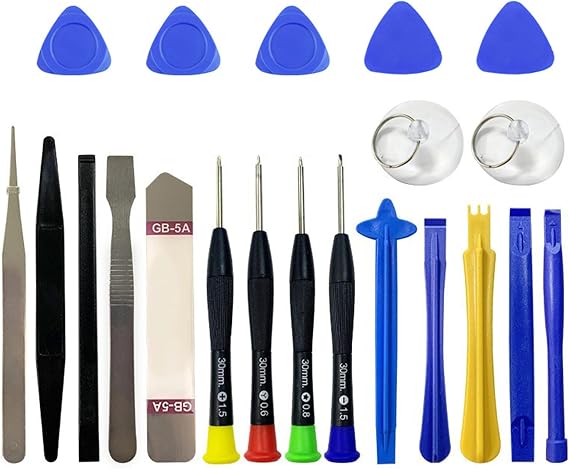 21 in 1 Plastic Spudger Tool Kit – Spudger Pry Tools for Mobile Phone Screen Repair, Laptop & Tablet Disassembly, Precision Opening Set with Triangle Tips