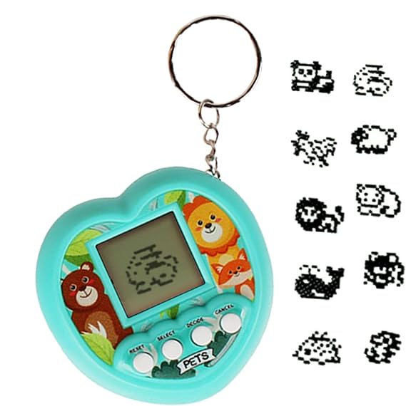 Digital Pet Game | Virtual Giga Pet Virtual Pet with 168 Pets - Interactive Digital Pets, Handheld Virtual Pet Keychain for Kids and Adults, Indoor Play, Boys Ages 7+
