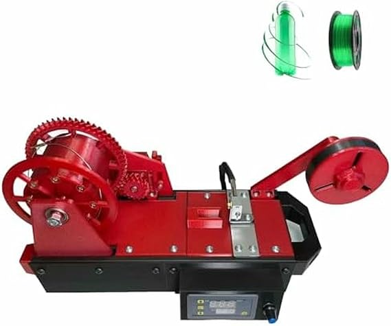 3D Printer Filament Maker, Adjustable Temperature & Speed, Digital Display, Recycled PET Extruder for Home DIY Projects, Desktop 3D Printing