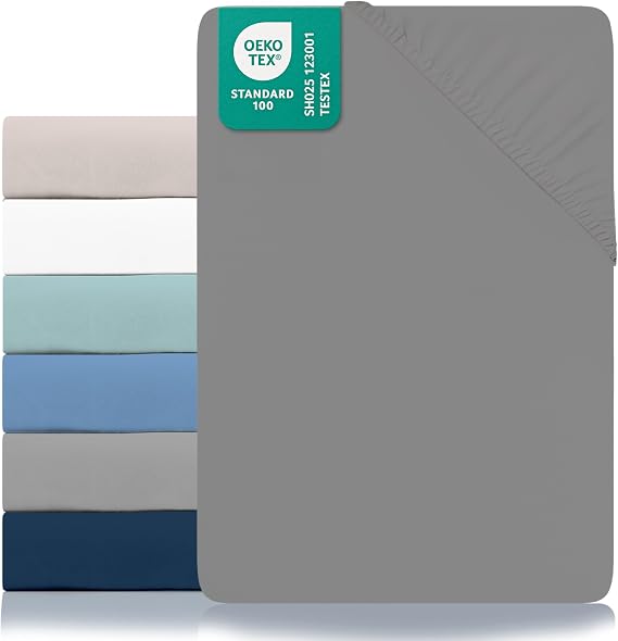 Dreamzie - Fitted sheet 160 x 200 cm adjustable - Oeko-Tex