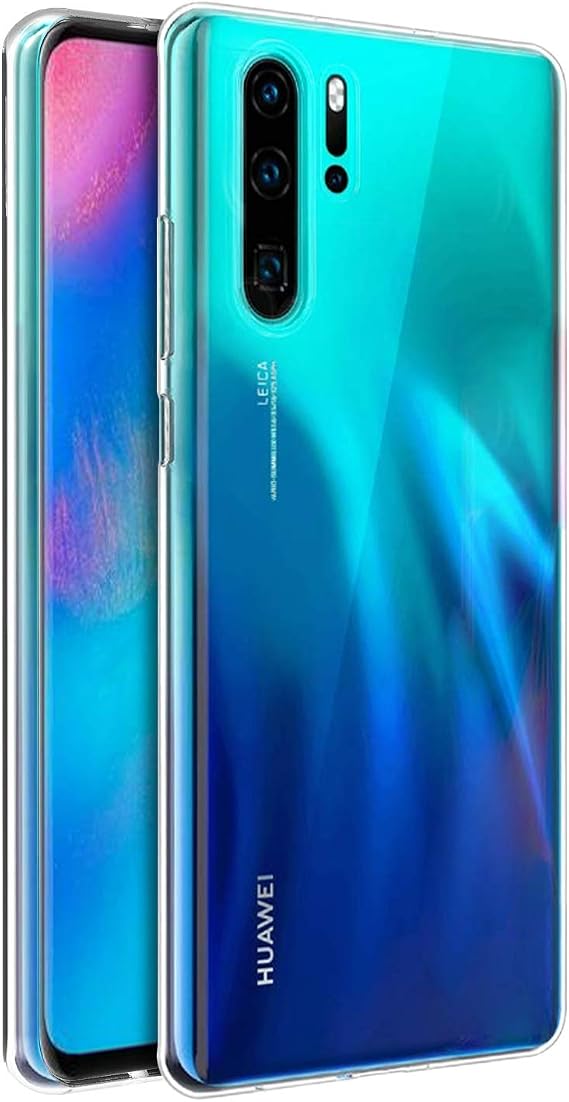 Microsonic Huawei P30 Pro için Kılıf Transparent Soft Beyaz [P30 Pro ile Uyumlu Kılıf - Beyaz]