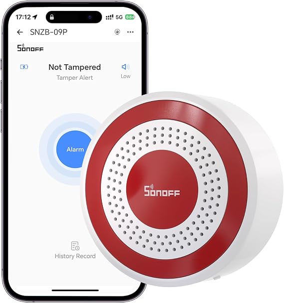 Sirena Zigbee Interior SONOFF SNZB-09P