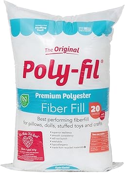 Fairfield Poly-Fil Premium Fibre Fill, 20-Ounce