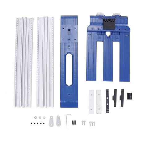 Circular Saw Guide Rail - Woodworking Track Aluminium Rip-Cut Edge Guide Accessory for Precise and Straight Cuts