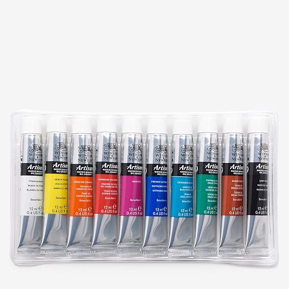Winsor & Newton, Artisan Water Mixable Oil Colour, 10x12ml Tube Set
