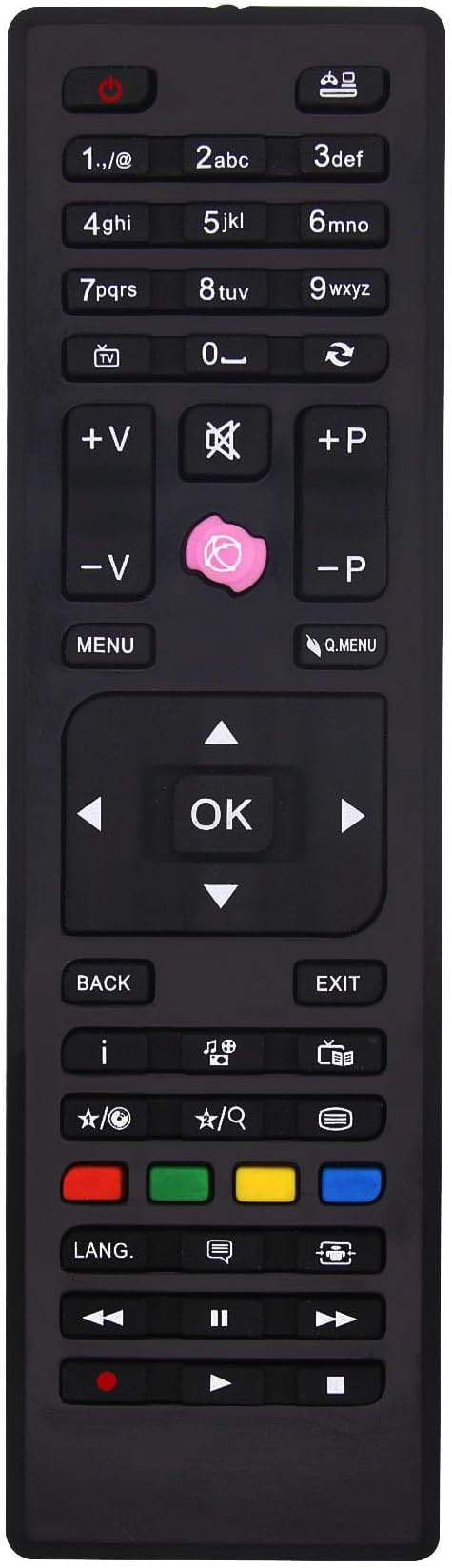 FOXRMT Universal Bush TV Remote Control for Digihome Finlux Telefunken Celcus Logic JVC Old TV - No Setup Required