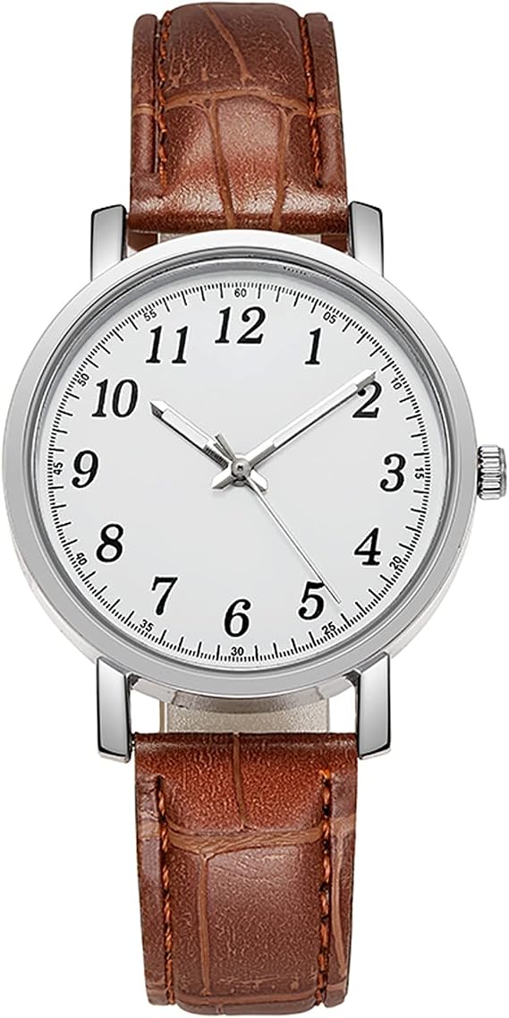 Digital Quartz Watch Men's Chronograph Men's Leather Ladies Women's Watch Women's Leather Watches