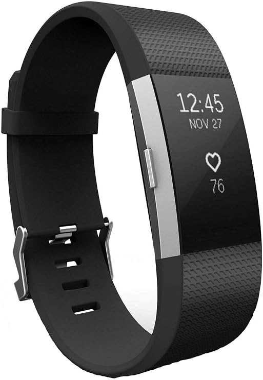 Sago Compatible with Fitbit Charge 2 Strap Replacement Band Classic Wristband Women Men Small large