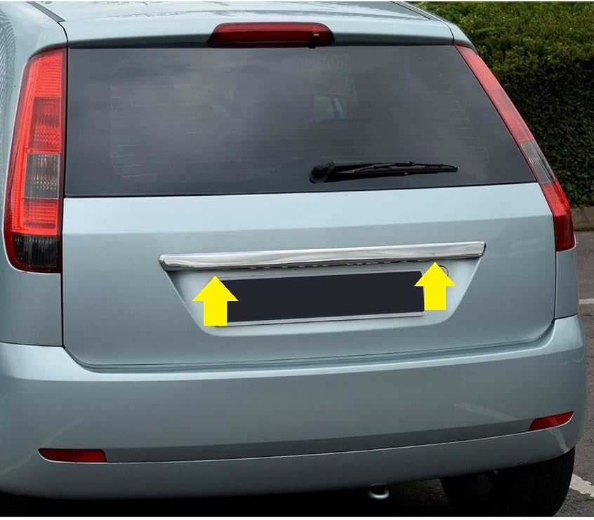 EBAL OTO AKSESUAR Krom Bagaj Çıtası 2002-2008 Paslanmaz Çelik FORD Fiesta ile uyumlu