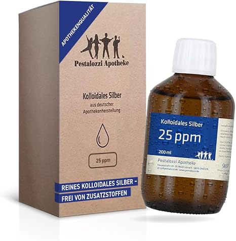 Colloidal Silver 25 ppm 200 ml