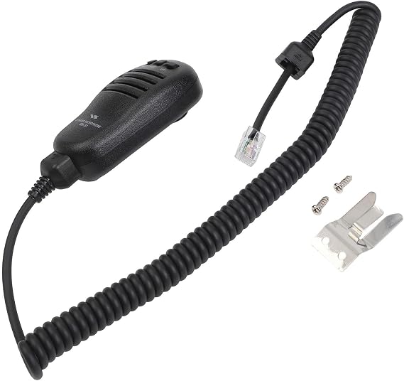 EasyByMall Handheld for ptt Mic for Yaesu FT-817ND FT-897D Mobile Handheld
