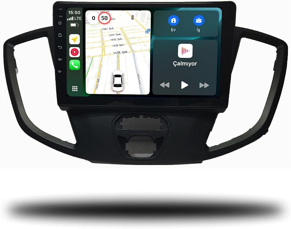 MarTechno Android Multimedya 4GB RAM 64GB Hafıza Ford Transit Custom 2014-2017 ile uyumlu
